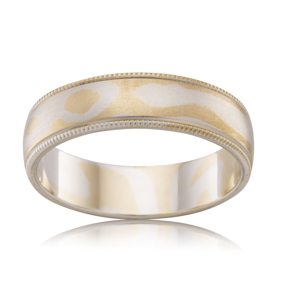 Mokume Gane Wedding Band