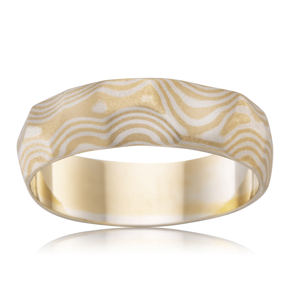 Mokume Gane Wedding Band