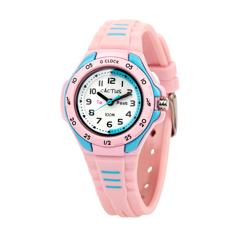 Cactus Kids Waterproof Time Teacher Watch