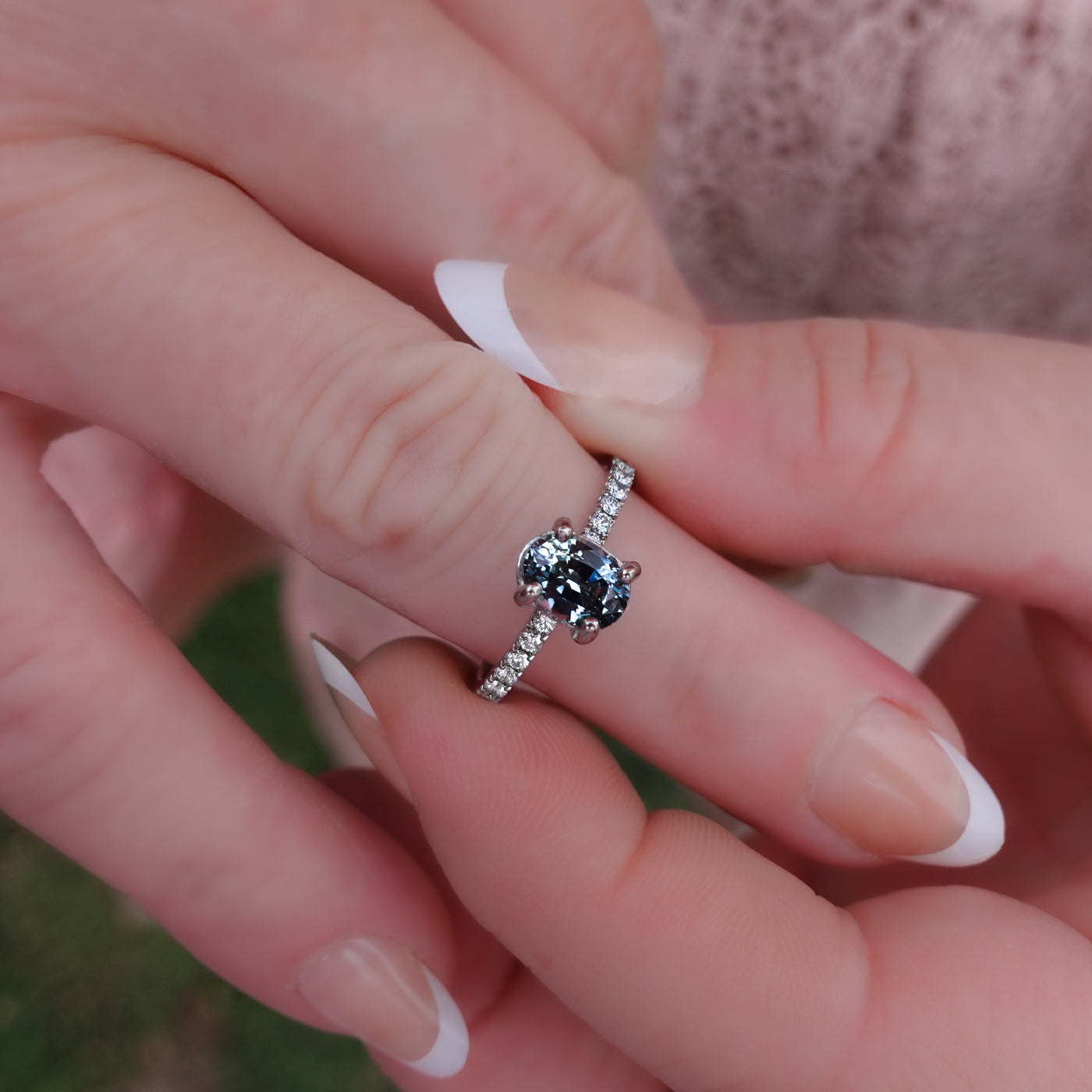 Sapphire & Diamond Ring