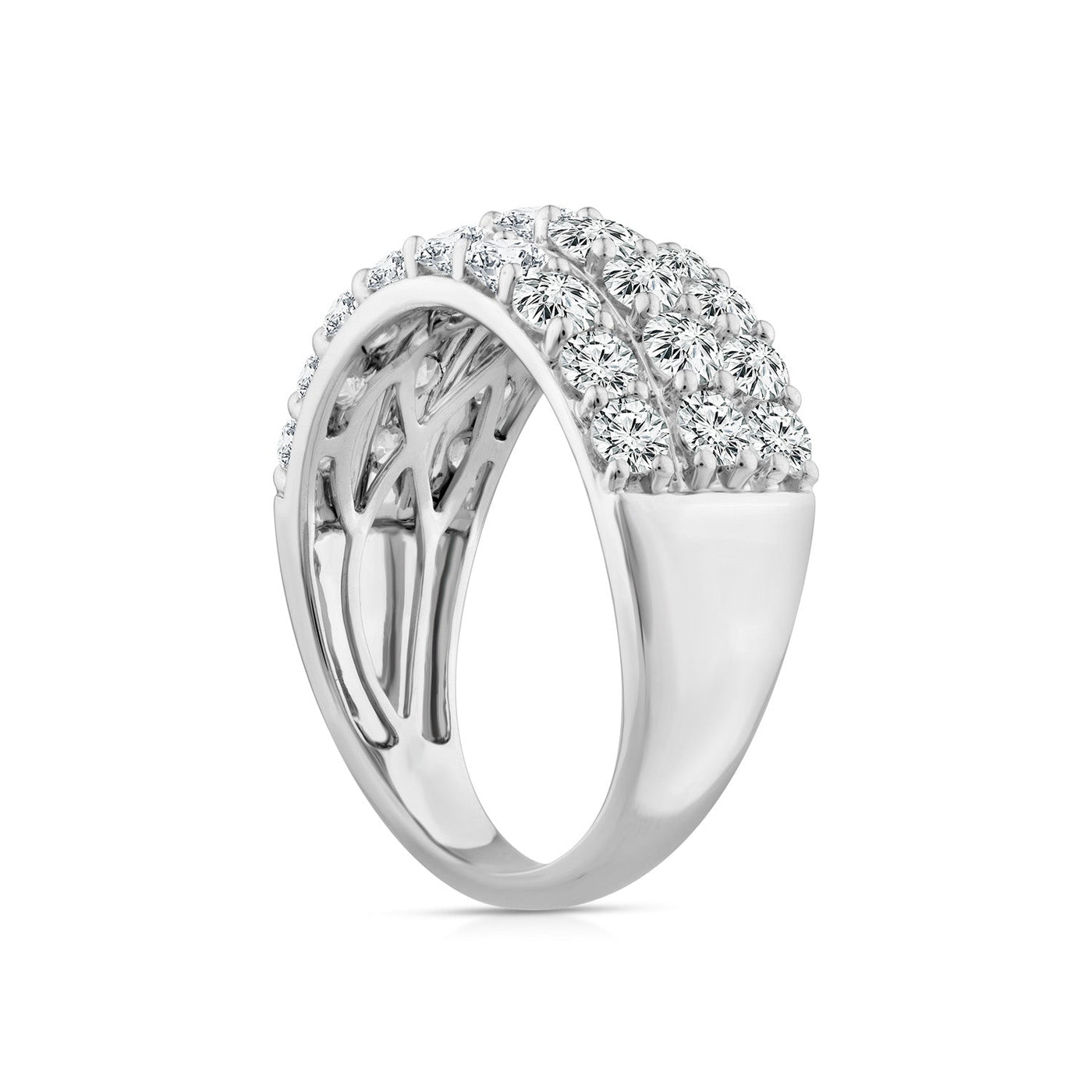 2.00ct Lab Grown Fashion Diamond Ring in 18ct White Gold